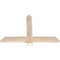 Ekena Millwork Eugene Smooth Timber Gable Bracket, Douglas Fir, 36"W x 24"H x 1 1/2"D x 3 1/2"F, 16/12 Pitch GBW036X24X0204EUG00SDF - alternate 5